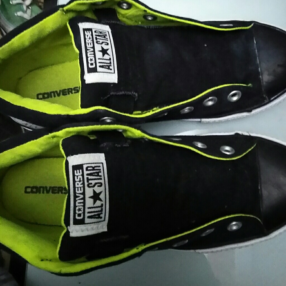 Like New Slip On Converse High Tops